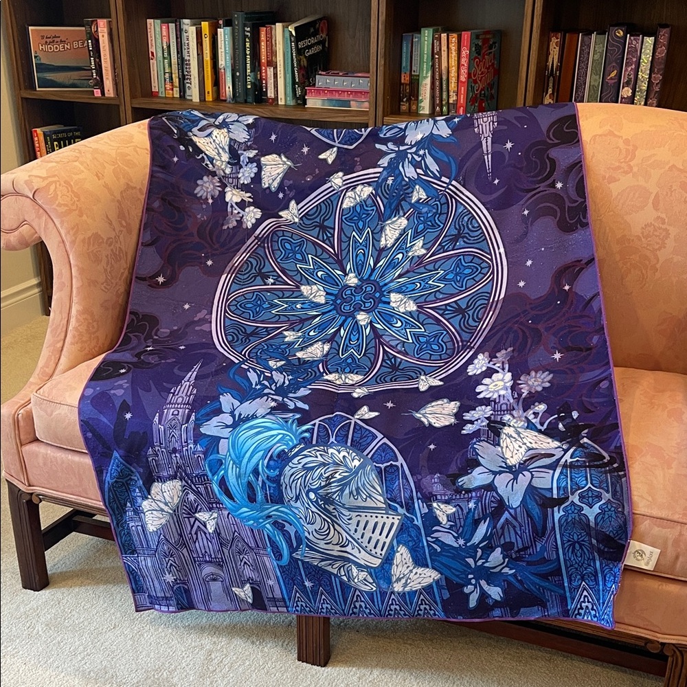 Fairyloot The Knight and the Moth beach towel